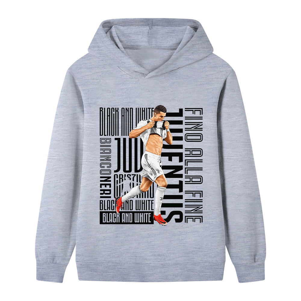 Ronaldo Sweat à Capuche Foot Enfant - Juventus - Doux