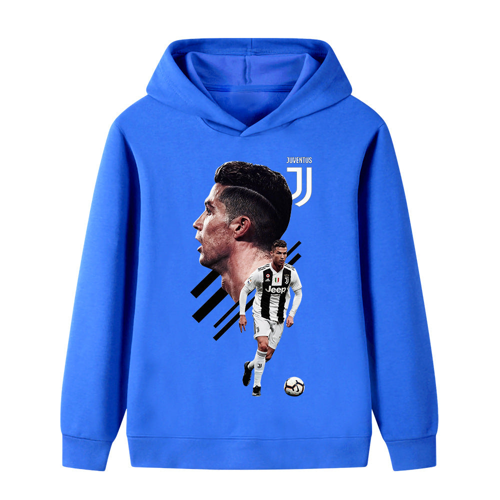 Ronaldo Sweat à Capuche Foot Enfant - Juventus - Sportif