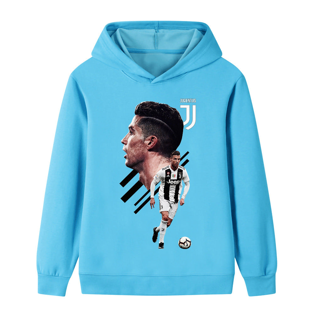 Ronaldo Sweat à Capuche Foot Enfant - Juventus - Sportif