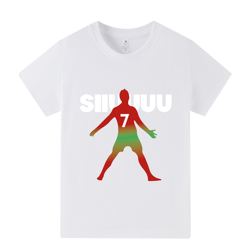 Ronaldo T-shirt de Foot Enfant - pour l'Entraînement