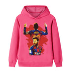 Lionel Messi Sweat à Capuche Foot Enfant - Barcelone