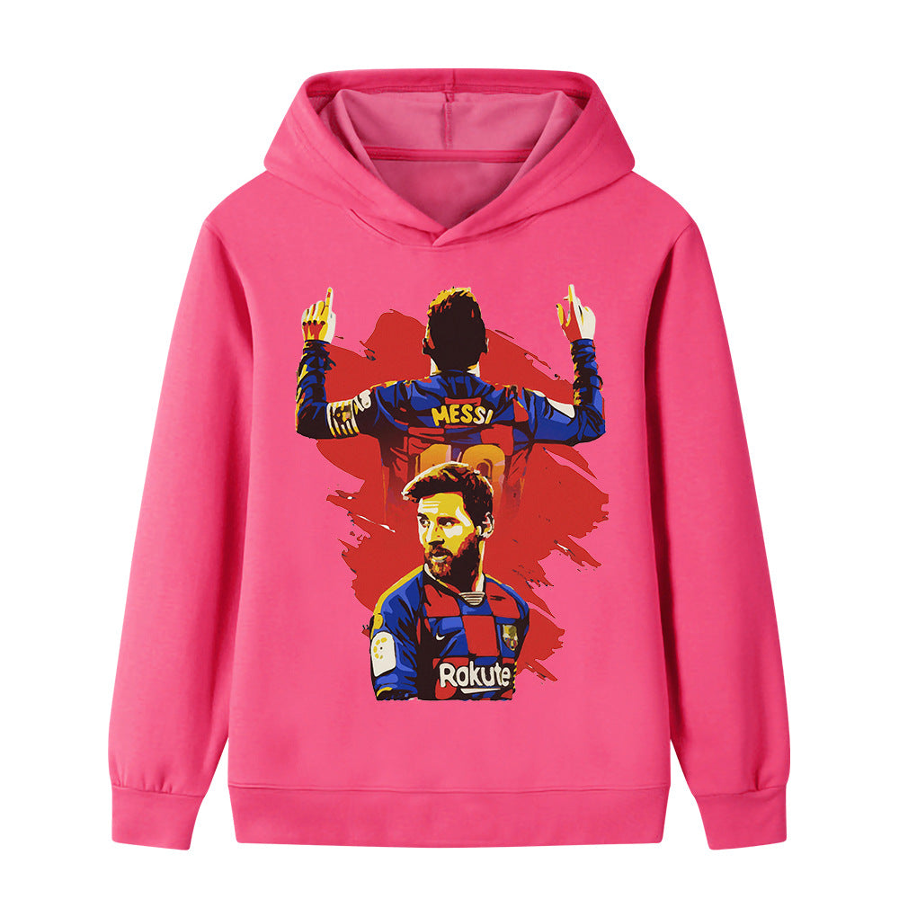 Lionel Messi Sweat à Capuche Foot Enfant - Barcelone