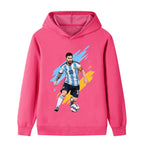 Lionel Messi Sweat à Capuche Foot Enfant - Doux