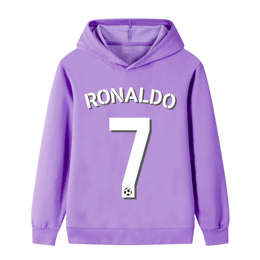 Ronaldo Sweat à Capuche Foot Enfant - Design