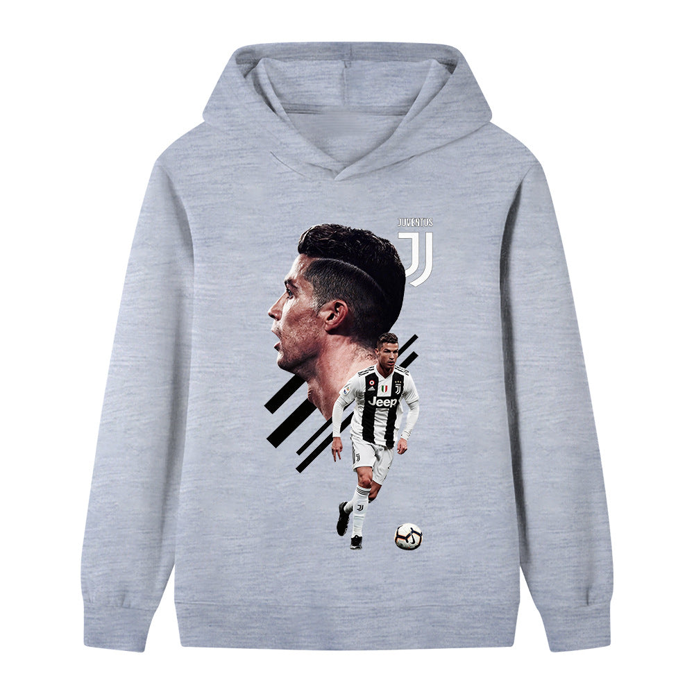 Ronaldo Sweat à Capuche Foot Enfant - Juventus - Sportif