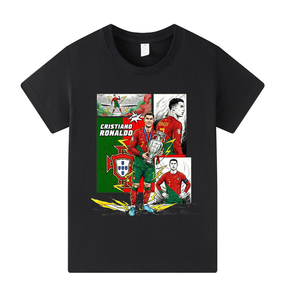 Cristiano Ronaldo T-shirt de Foot Enfant - Portugal - Confortable