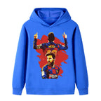 Lionel Messi Sweat à Capuche Foot Enfant - Barcelone
