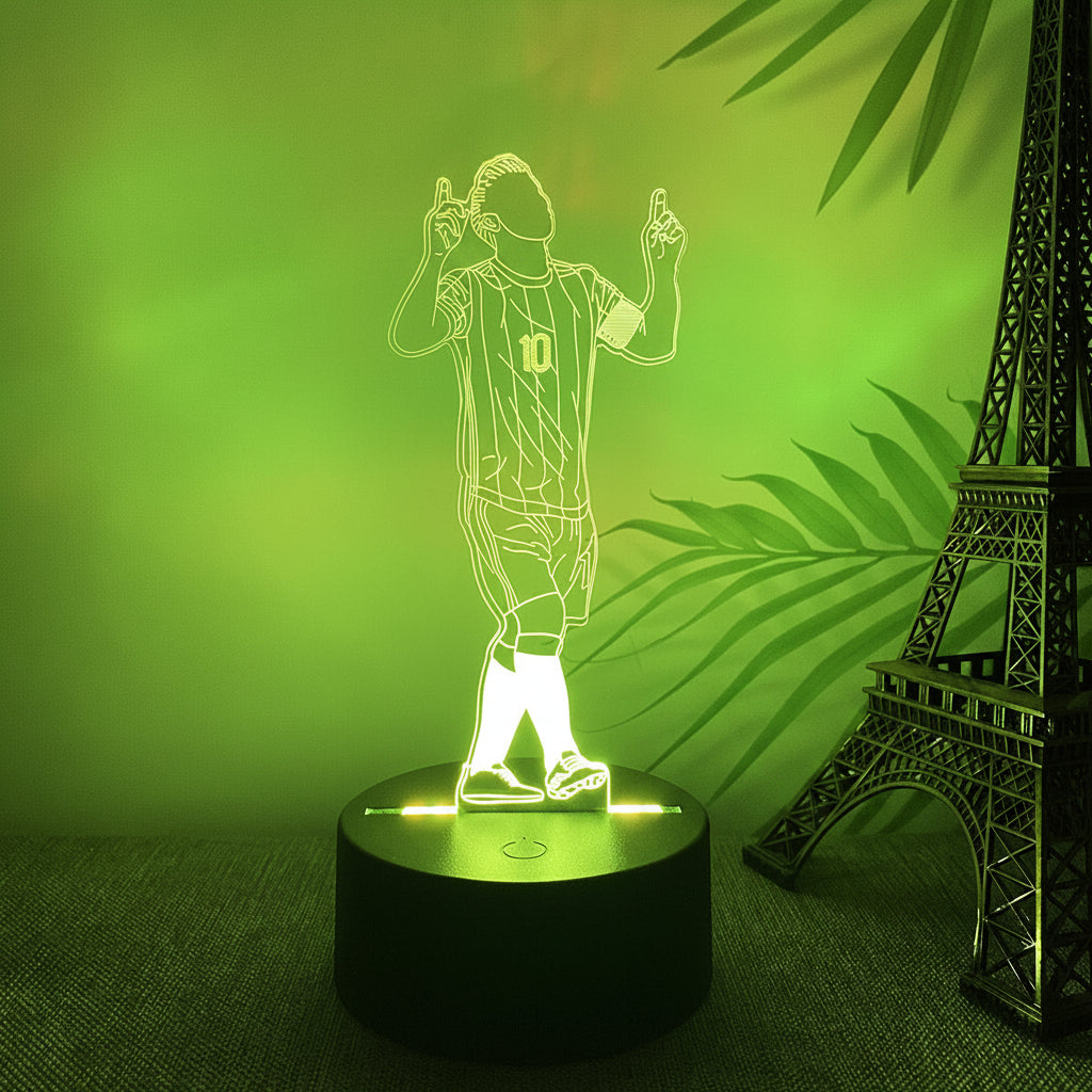 Messi Lampe LED 3D Illusion - Veilleuse