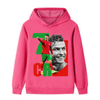 Cristiano Ronaldo Sweat à Capuche Foot Enfant - Portugal - Doux