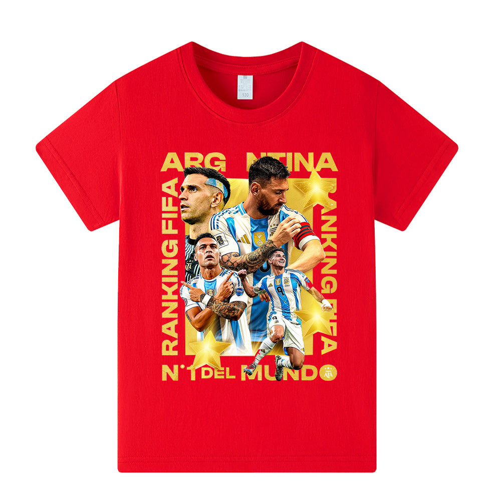 Lionel Messi T-shirt de Foot Enfant - Design