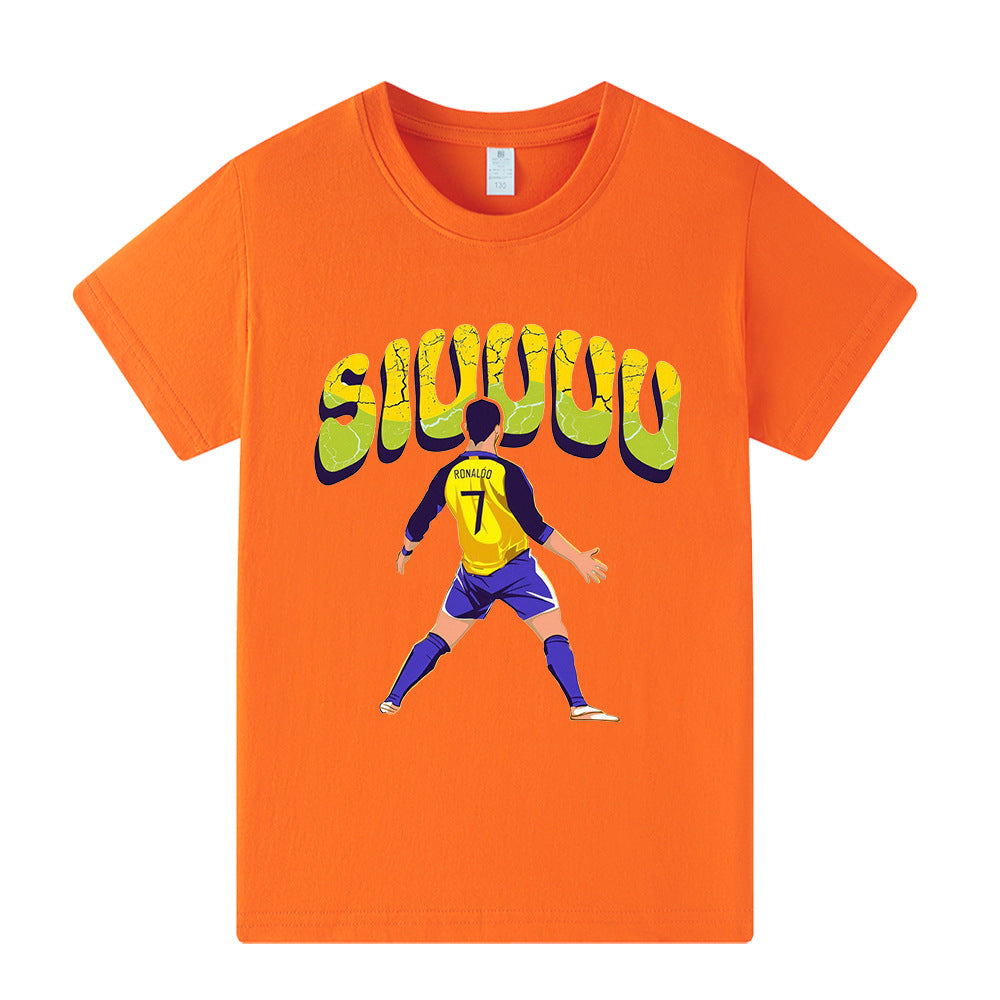 Cristiano Ronaldo T-shirt de Foot Enfant - Design