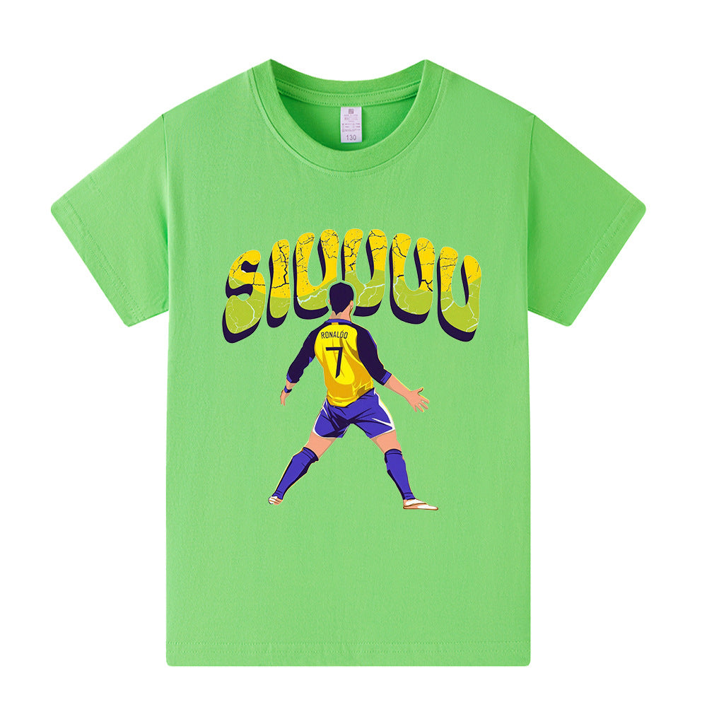 Cristiano Ronaldo T-shirt de Foot Enfant - Design