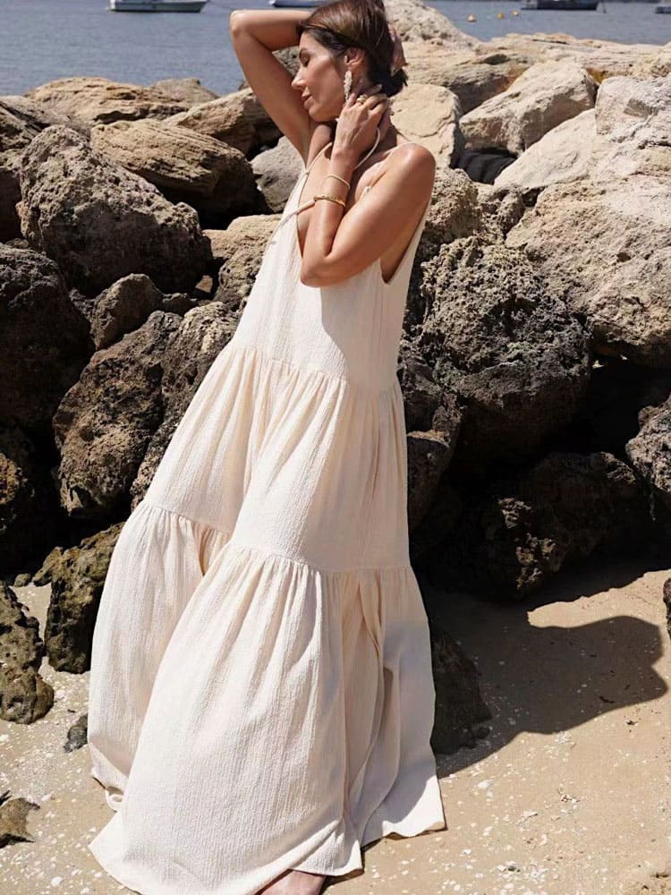 Emma | Robe Maxi d'Été Tendance Fluide Élégant