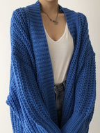 Clara | Cardigan Tricoté Oversize Fluide Élégant