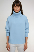 Emma | Pull Oversize à Col Roulé Tendance Élégant