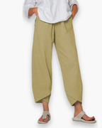 Pantalon élégant fuselé pour femme | Léger et confortable – Kaki