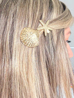 Pinces à cheveux dorées