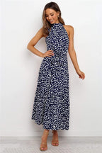 Camille | Robe Midi à Pois Tendance Été Élégant
