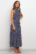 Camille | Robe Midi à Pois Tendance Été Élégant