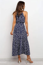 Camille | Robe Midi à Pois Tendance Été Élégant