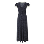 Camille | Robe Midi à Pois Légère Tendance Été Élégant