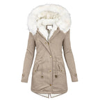 Camille - Manteau hiver Femme – Kaki