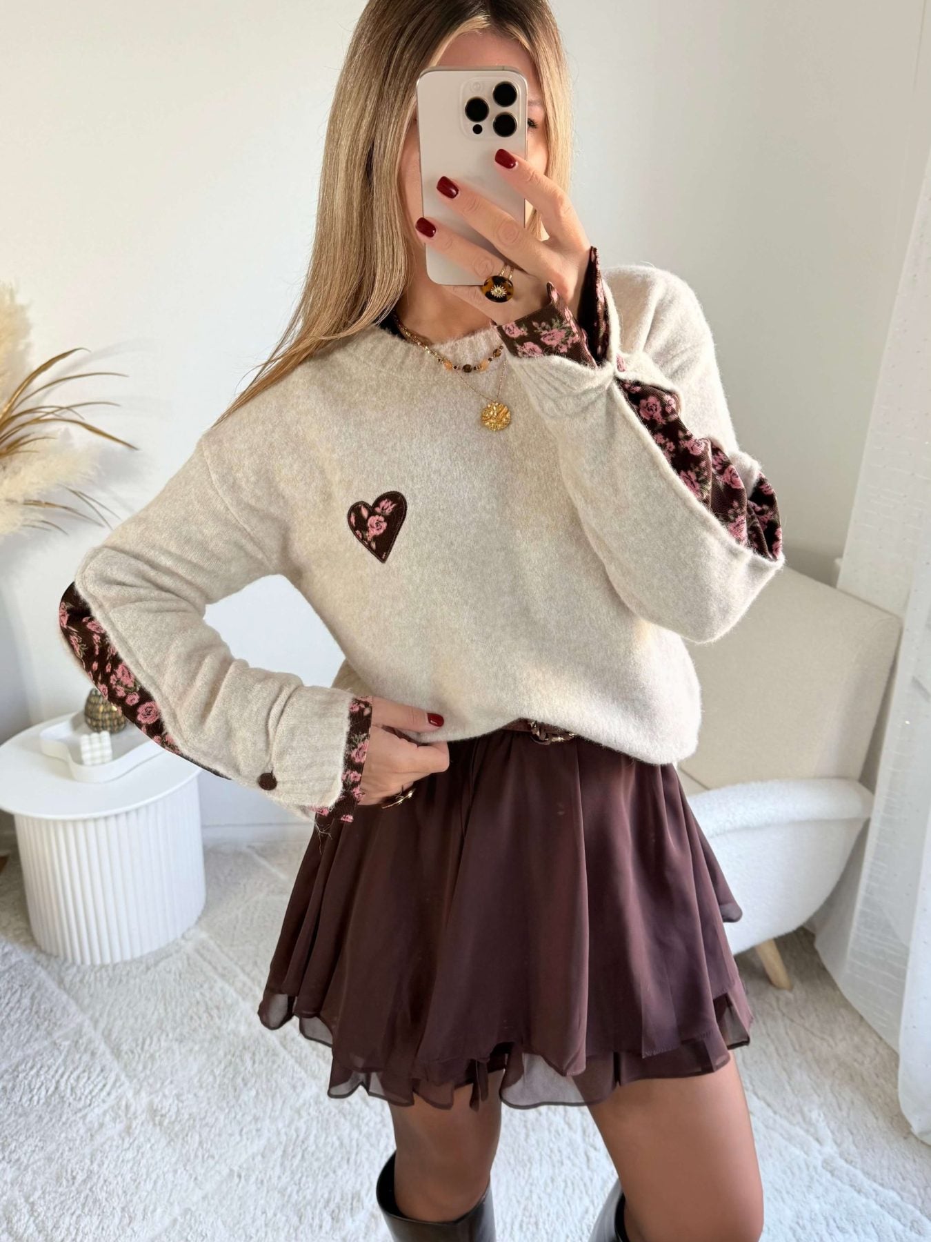 Pull beige - Floris