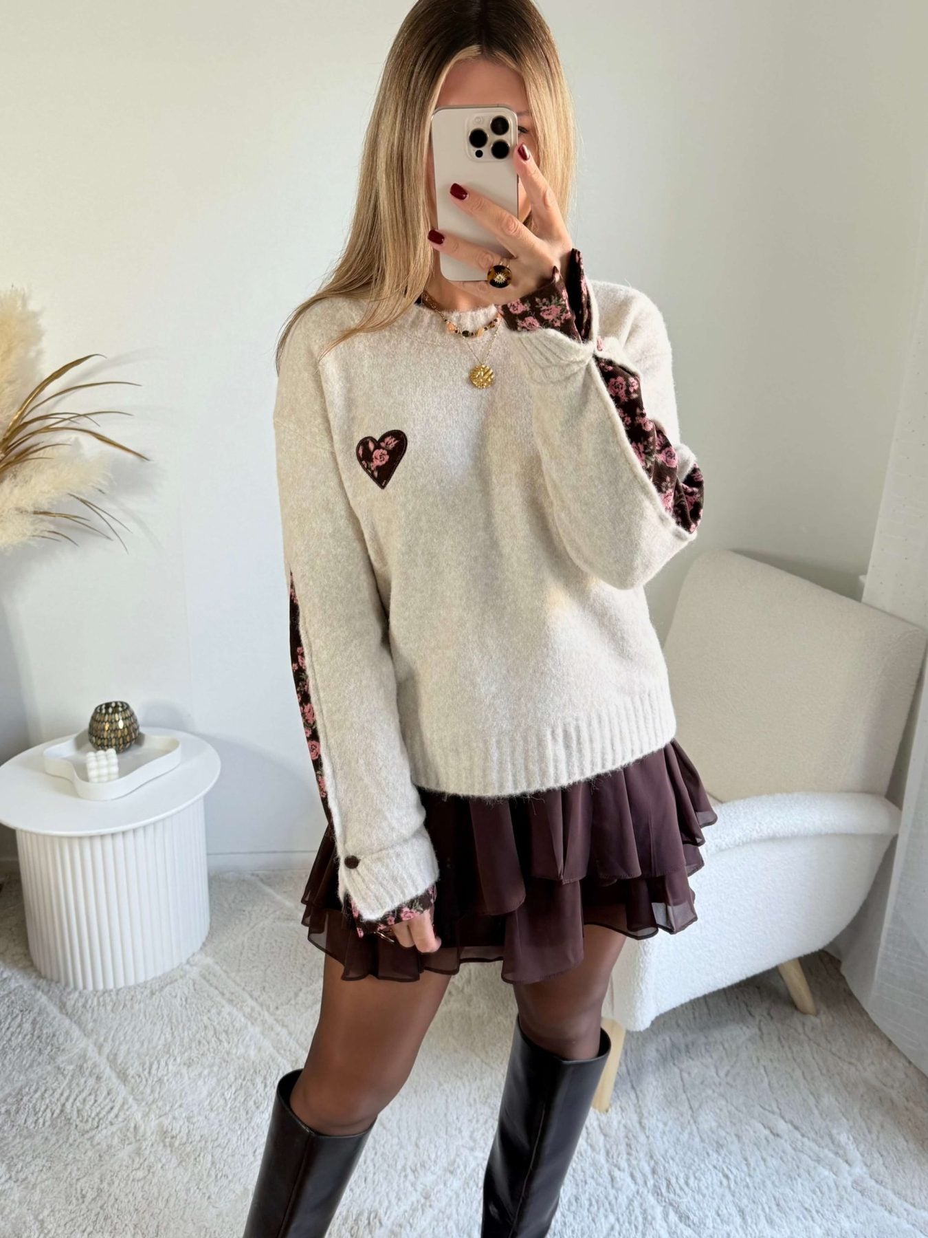 Pull beige - Floris