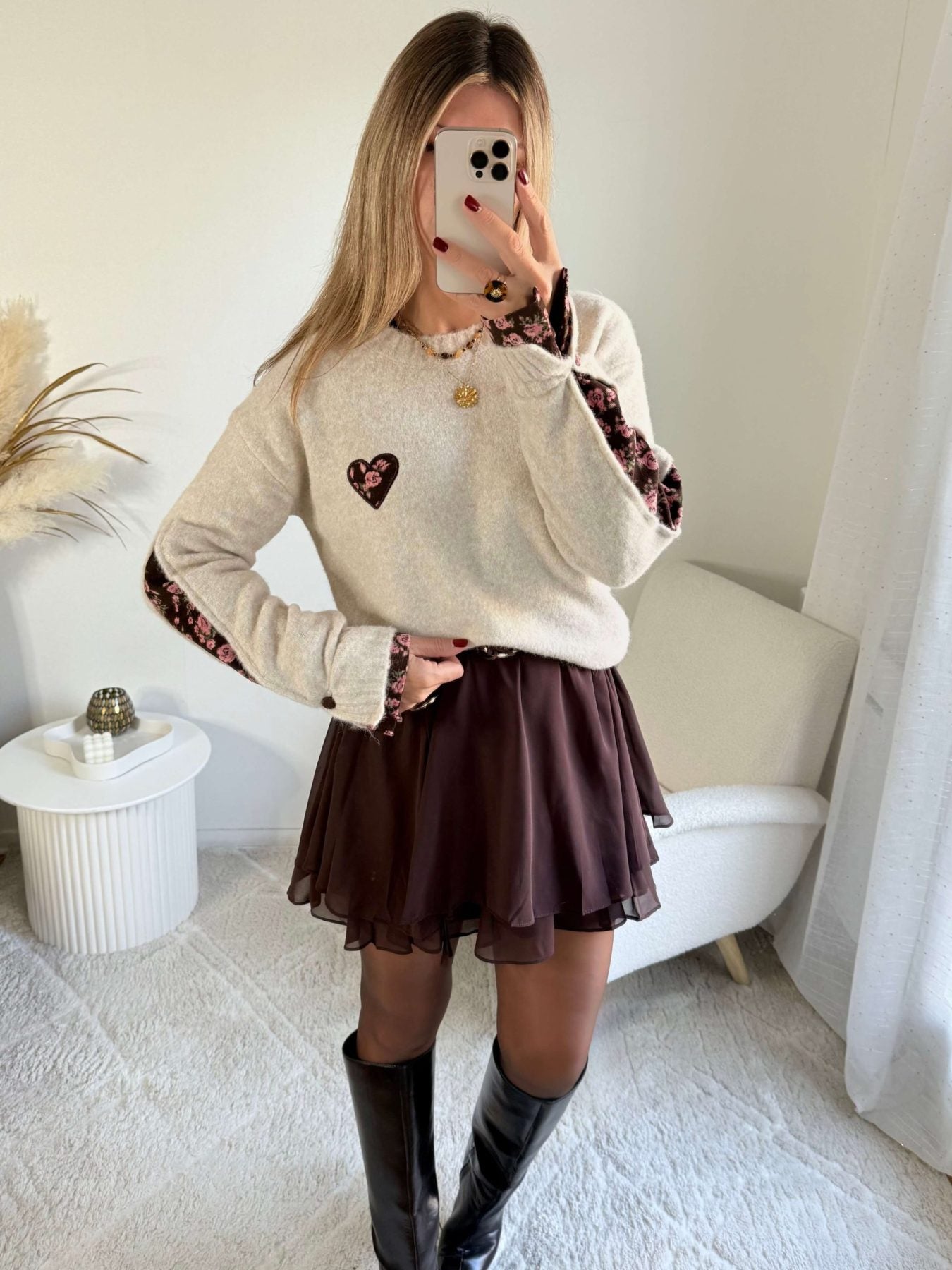 Pull beige - Floris