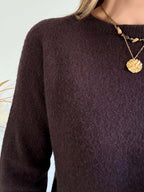 Pull fin chocolat - Edme