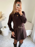 Pull fin chocolat - Edme