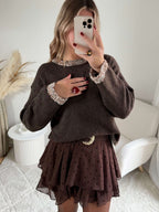 Pull marron - Alec