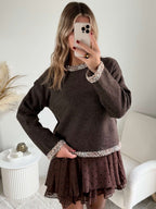 Pull marron - Alec