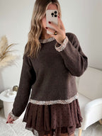 Pull marron - Alec