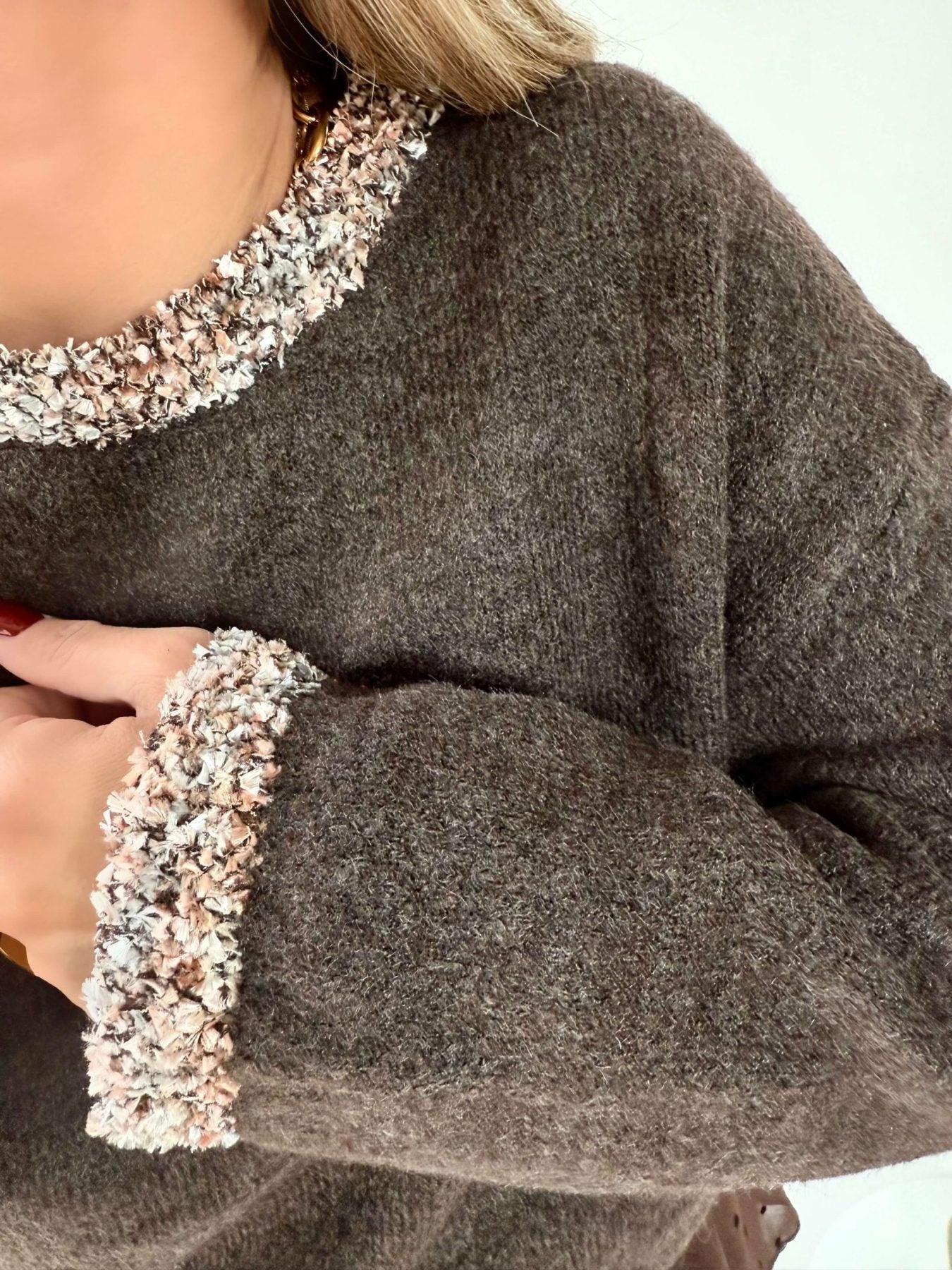 Pull marron - Alec