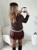 Pull marron - Alec