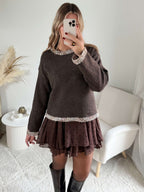 Pull marron - Alec