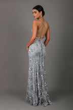 Emma | Robe Maxi Sequin Pour Invité de Mariage Tendance Éblouissant