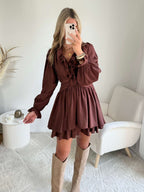 Robe bohème marron - Kessy