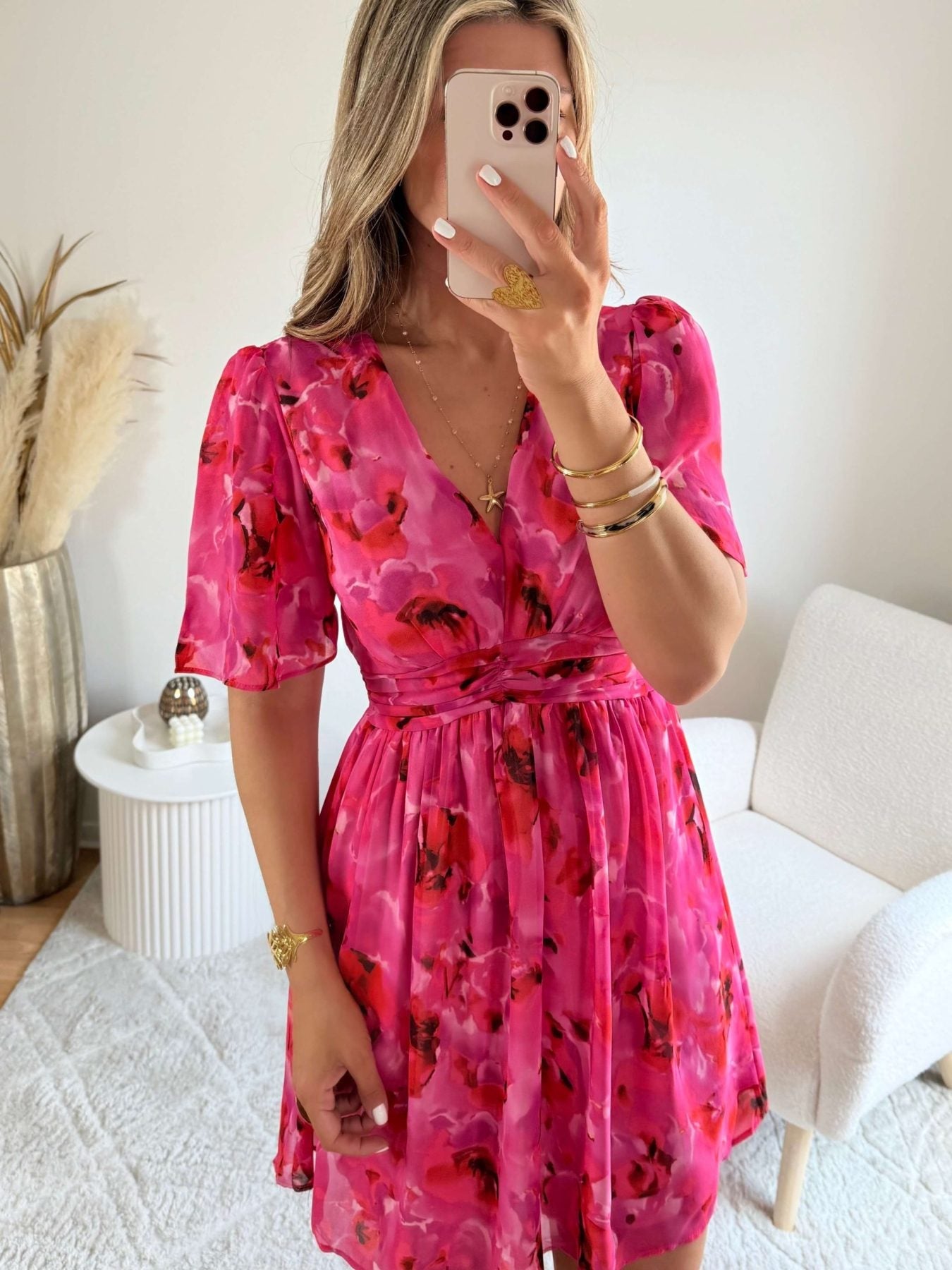 Robe courte - Rosy