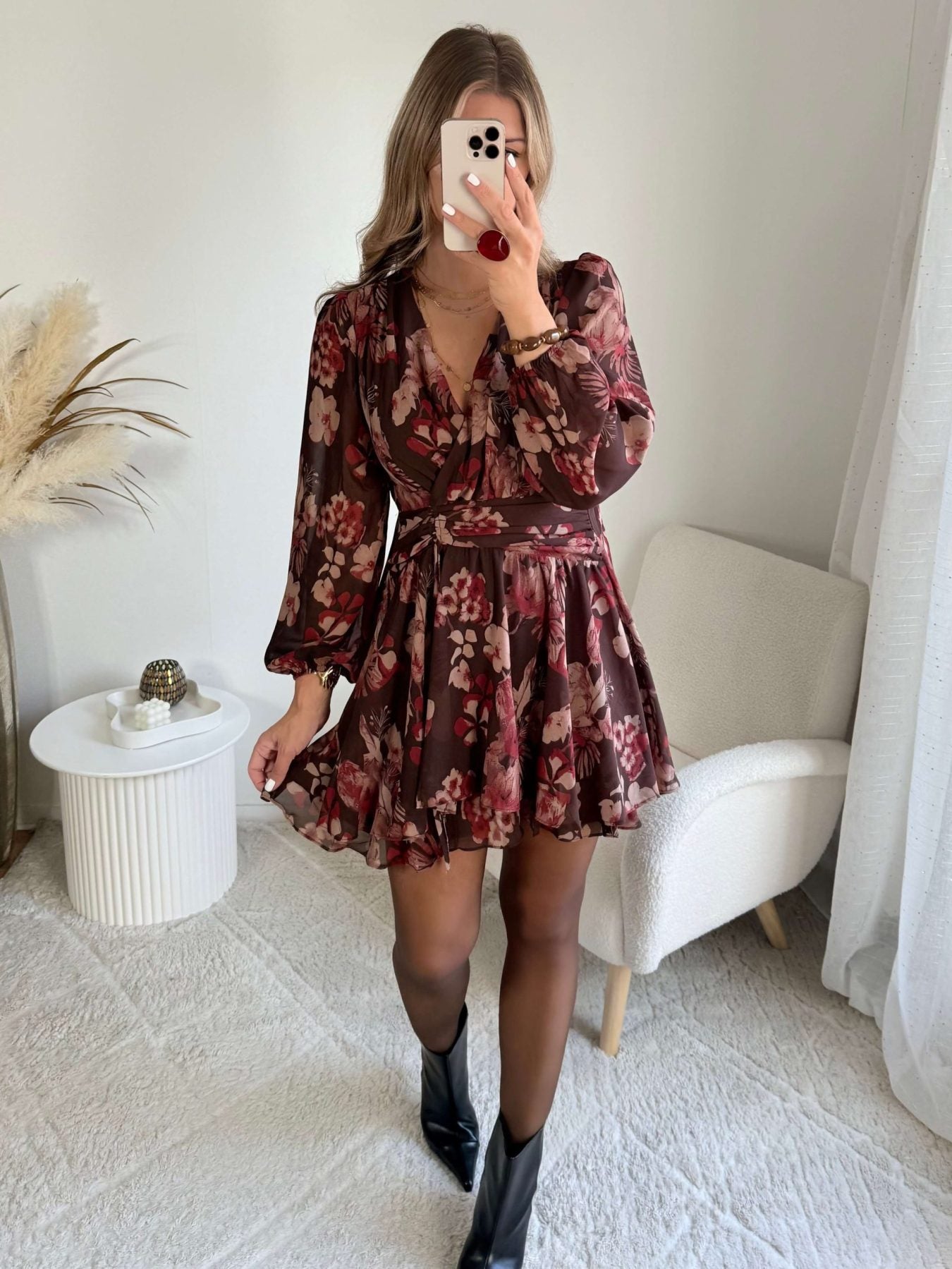 Robe courte fleurie - Cali