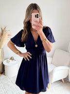 Robe courte marine - Diana