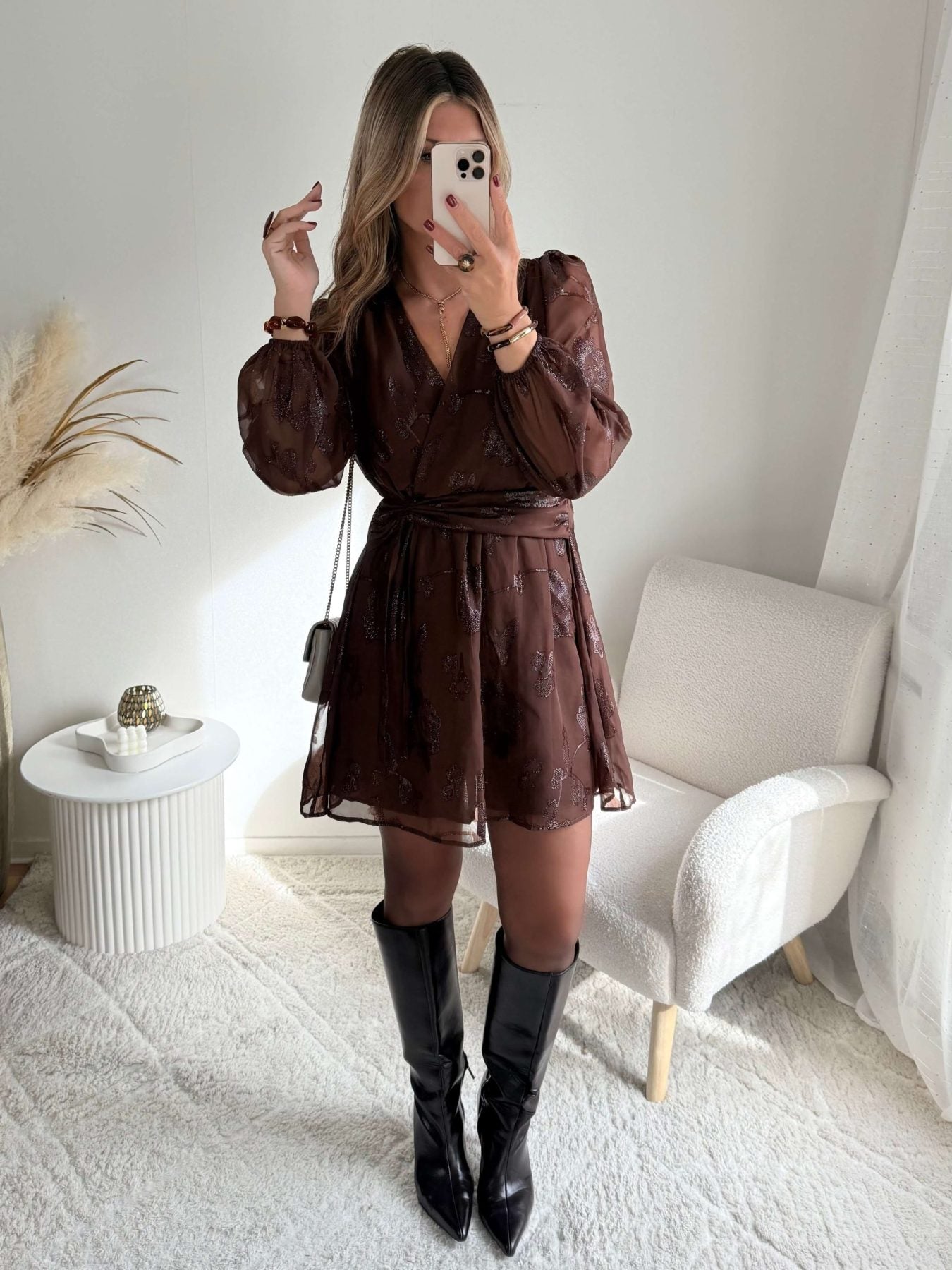 Robe marron - Blake
