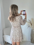 Robe écru taupe - Cassie