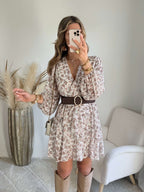 Robe écru taupe - Cassie