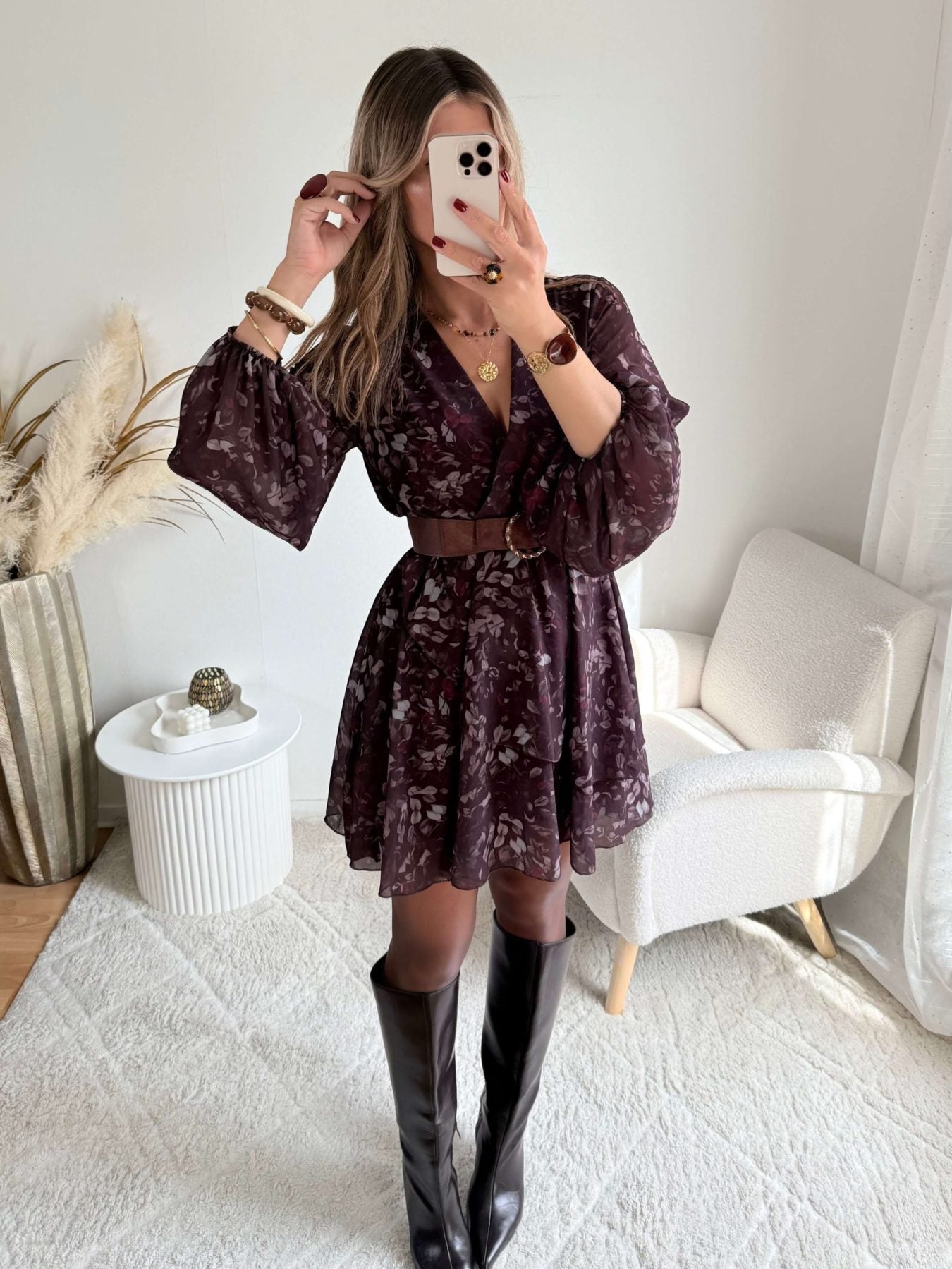 Robe prune - Cassie