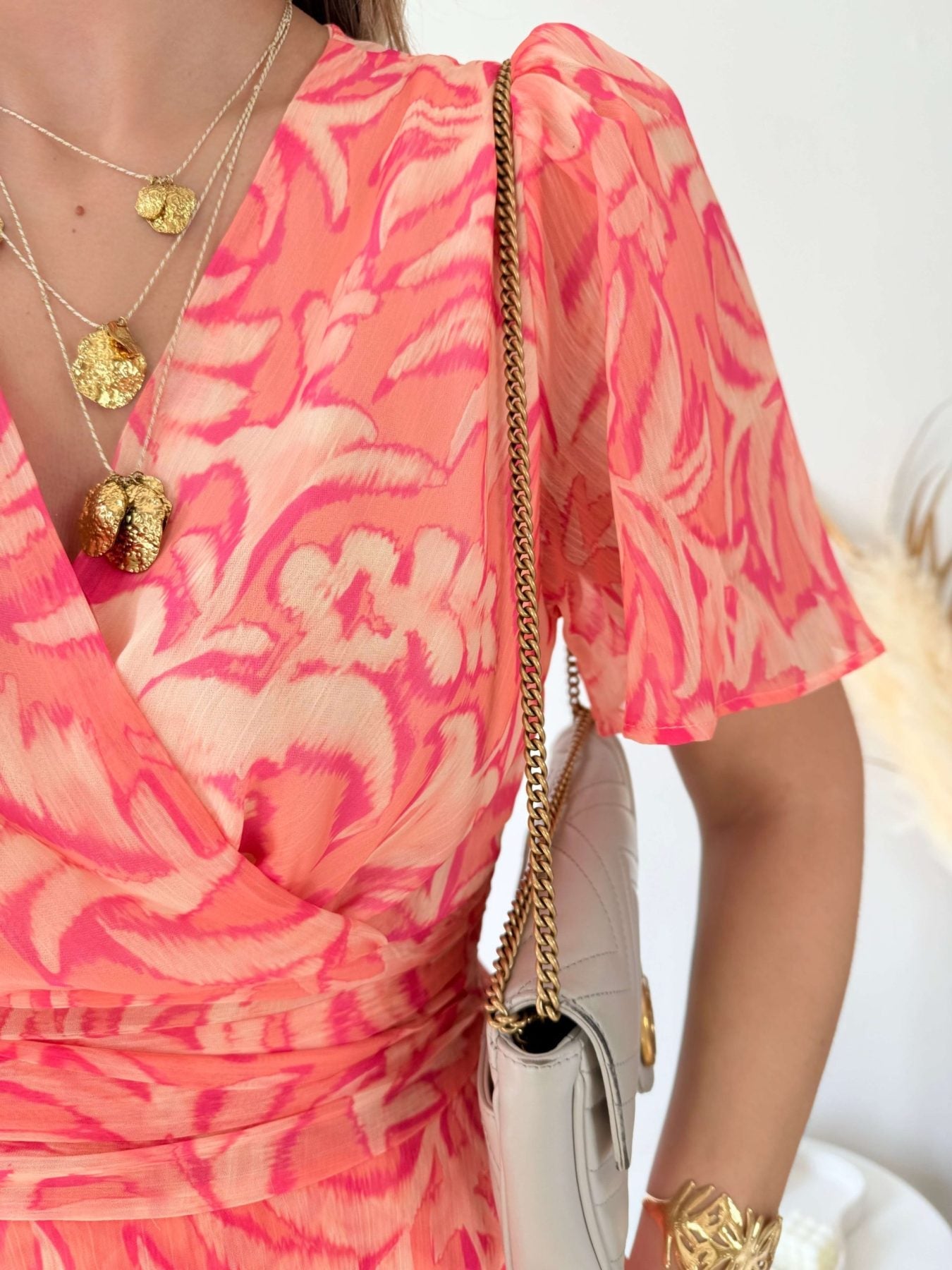 Robe corail - Lisa