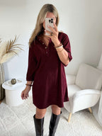 Robe en velours - Cécilia
