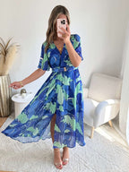 Robe longue fendue - Carla