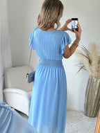Robe longue bleu clair - Zoé